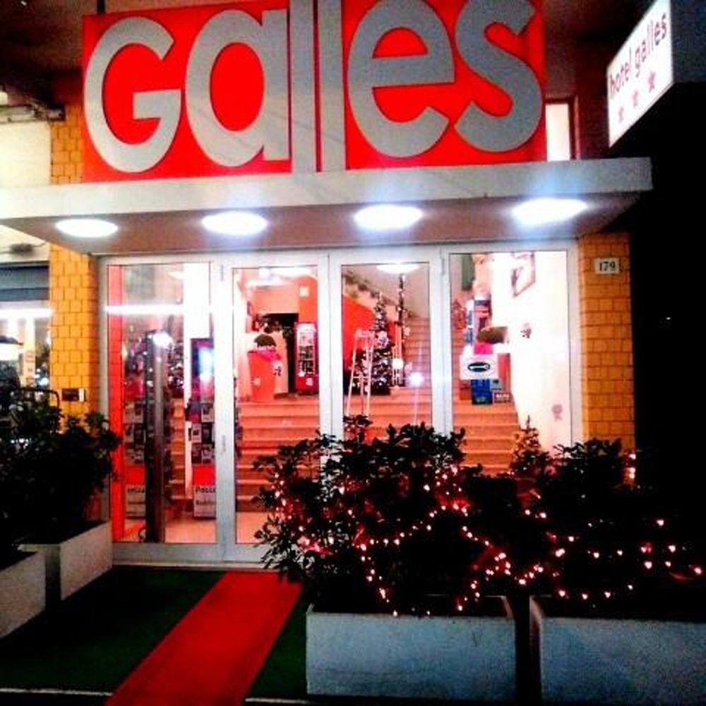 Hotel Galles Rimini Esterno foto